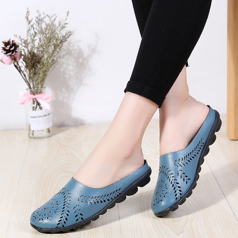 size 12 women slip on loafers hollow comfortable summer loafers
