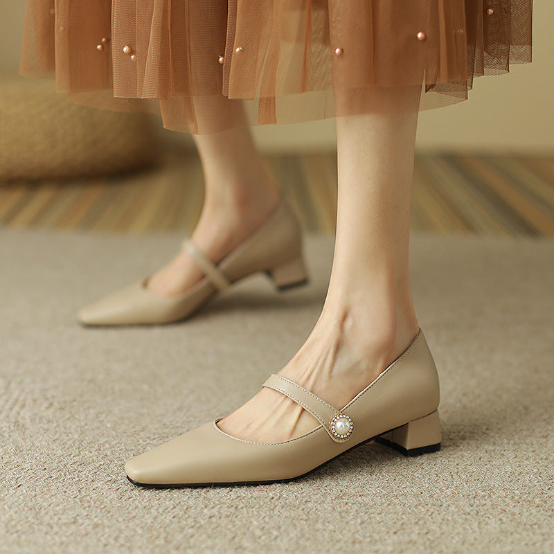 size 13 women mary jane loafers chunky heel slip on loafers