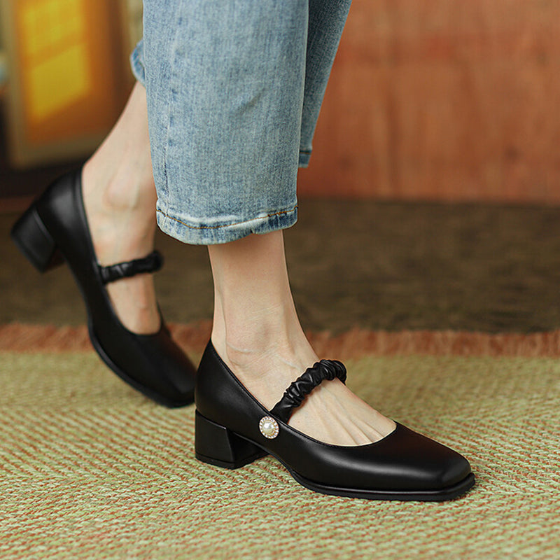 size 13 women mary jane loafers square toe slip on loafers