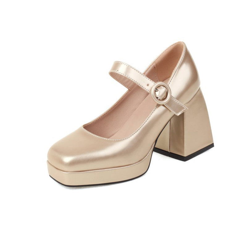 size 13 women platform loafers patent leather chunky loafers