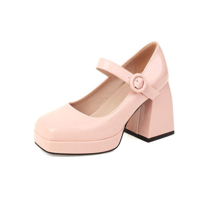 size 13 women platform loafers patent leather chunky loafers