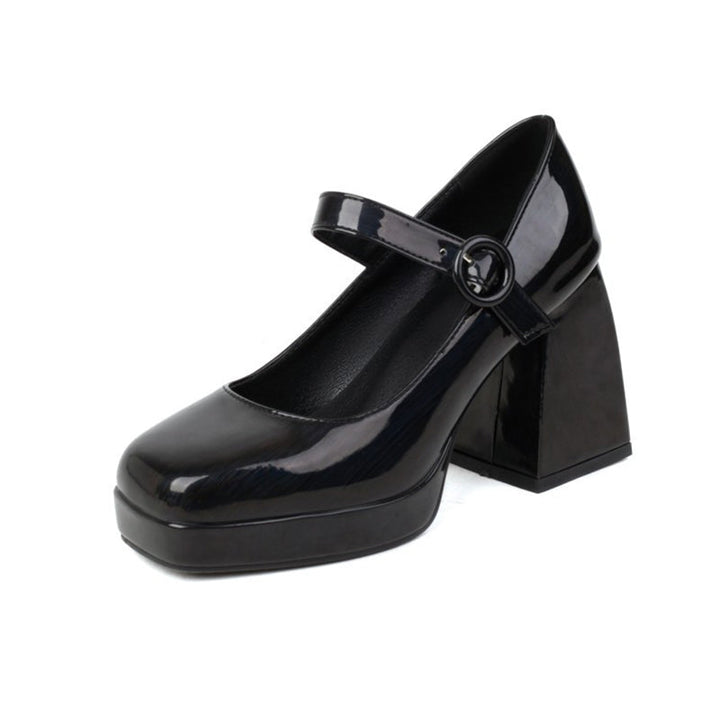 size 13 women platform loafers patent leather chunky loafers