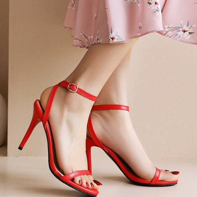 size 14.5 women heel sandal stiletto peep toe ankle strap sandals