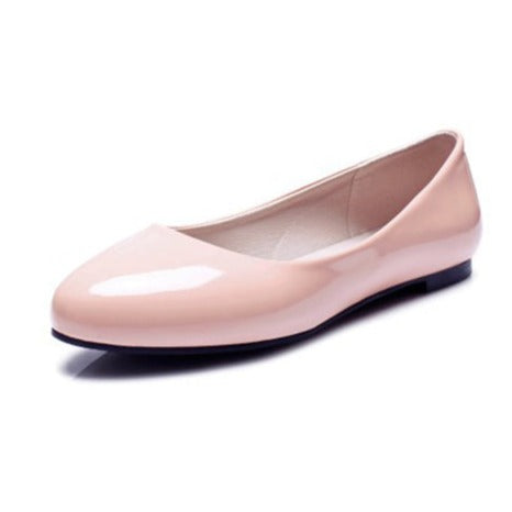 size 16 women flats patent leather slip on cute spring flats