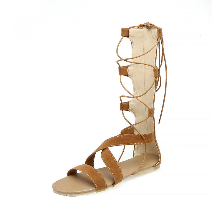 size 16 women gladiator sandals flat strappy lace up sandals