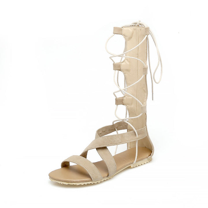 size 16 women gladiator sandals flat strappy lace up sandals