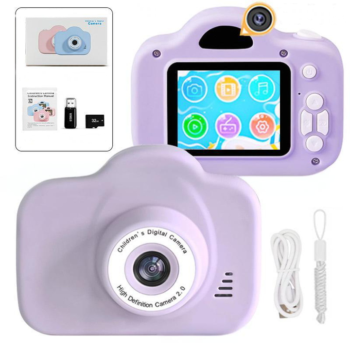 Mini Photography Toy Cartoon Kids Digital Camera Toys Christmas gift