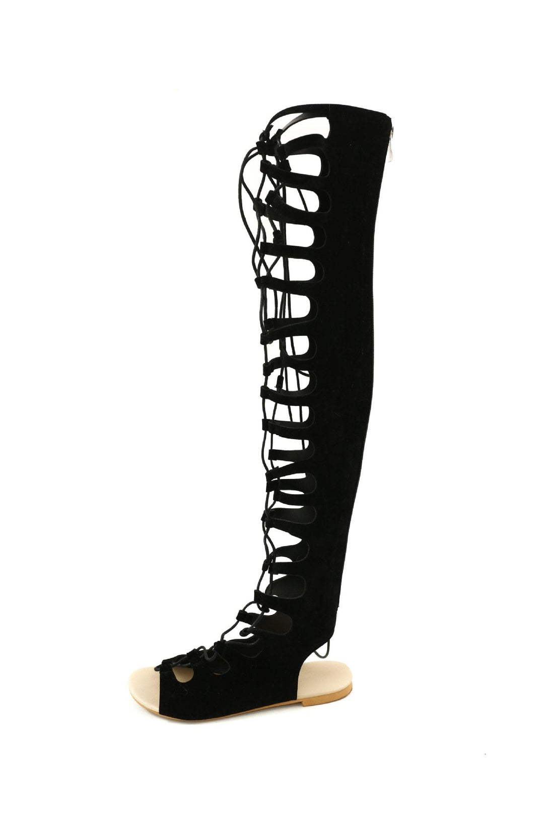 Size 12 flat over the knee gladiator sandals