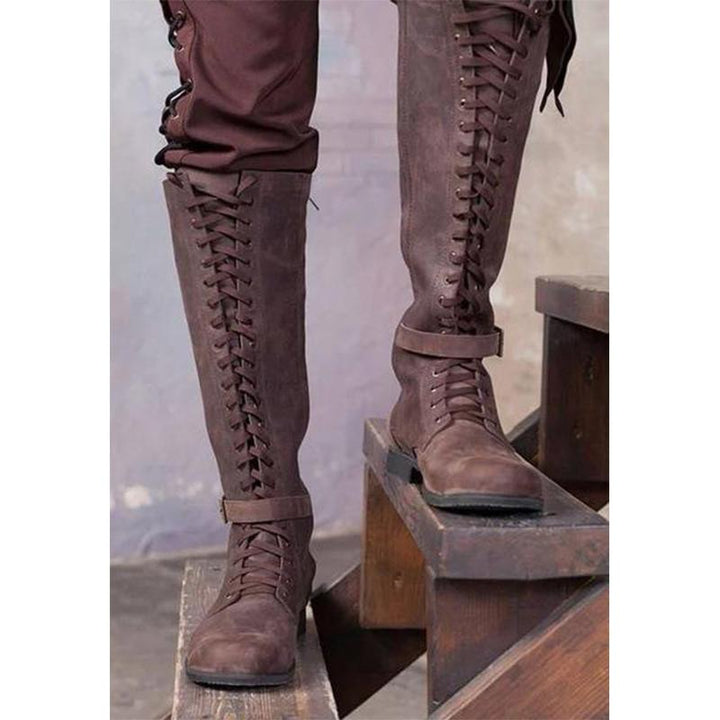Size 14 Medieval costume women's knight boots Halloween cosplay shoes