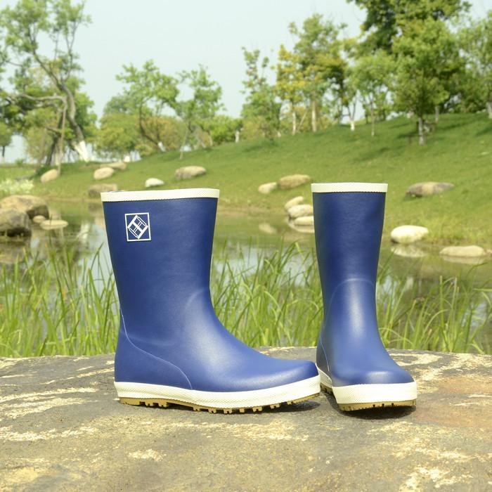 Size 12 mid calf |anti-slip low heels outdoors fishing rain boots