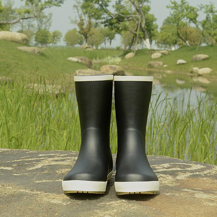 Size 12 mid calf |anti-slip low heels outdoors fishing rain boots