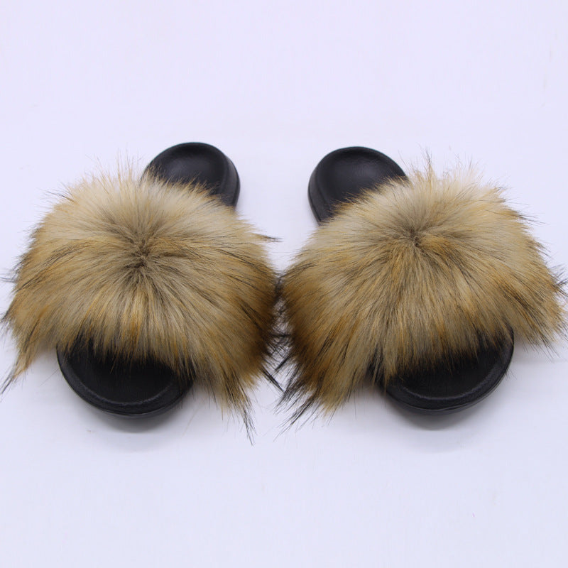 Size 11.5 women fuzzy slippers fashion indoors slippers