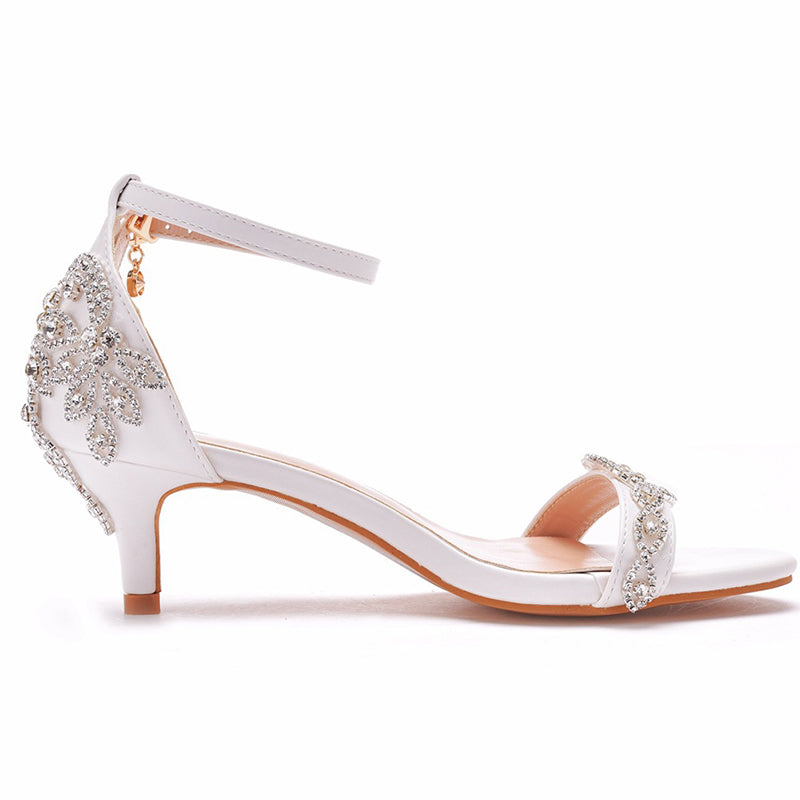 size 11.5 women wedding sandals rhinestone bridal sandals