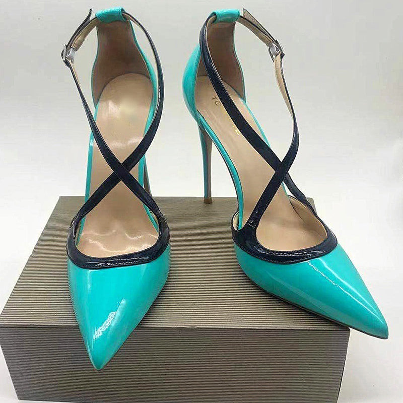 size 11.5 women heel sandal crisscross ankle strap sandals