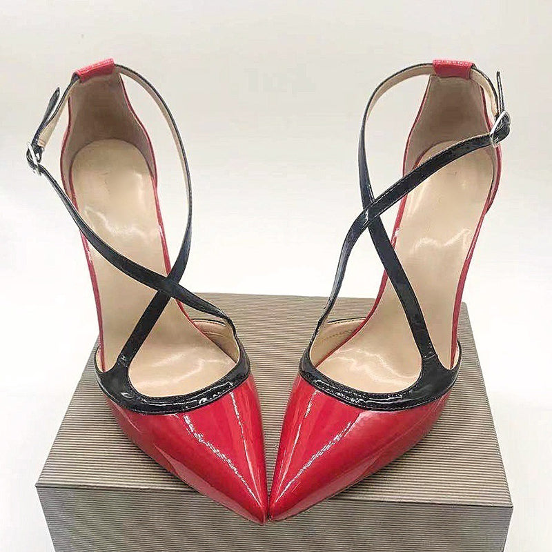 size 11.5 women heel sandal crisscross ankle strap sandals