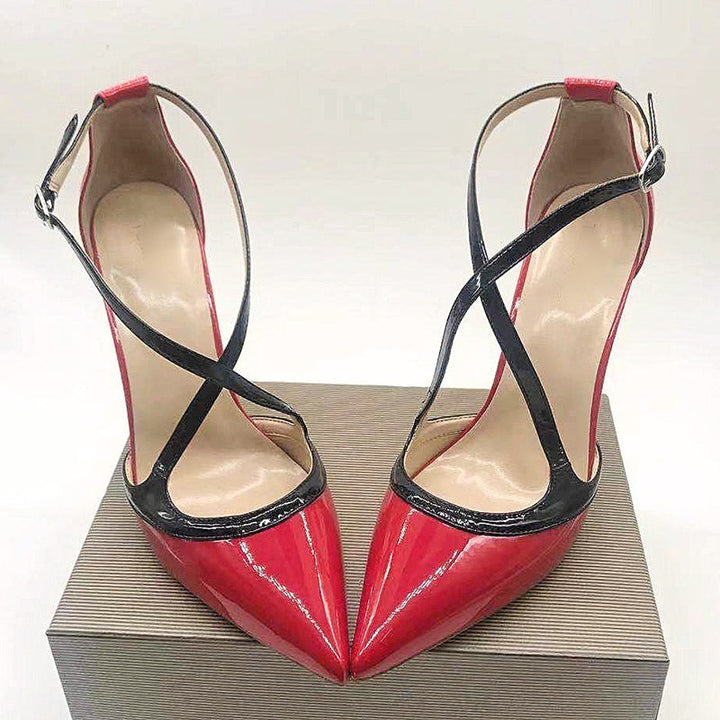 size 11.5 women heel sandal crisscross ankle strap sandals