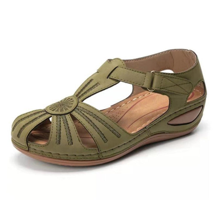 size 11 women closed toe sandals hollow walking wedge sandals