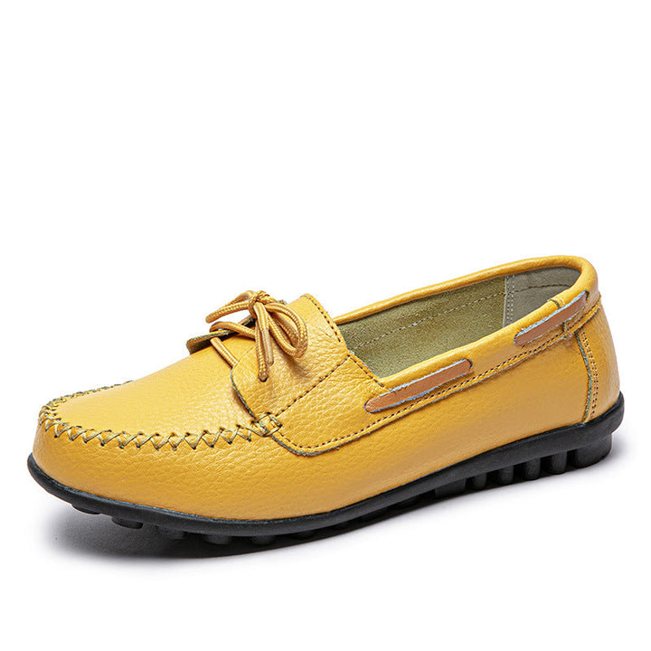 size 11 women loafers lace up antiskid flat casual loafers