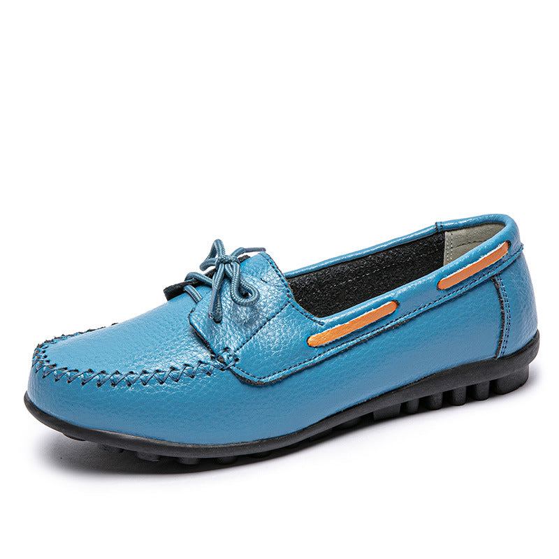 size 11 women loafers lace up antiskid flat casual loafers