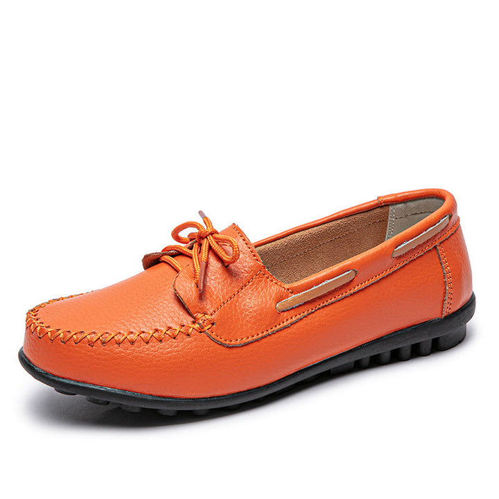 size 11 women loafers lace up antiskid flat casual loafers