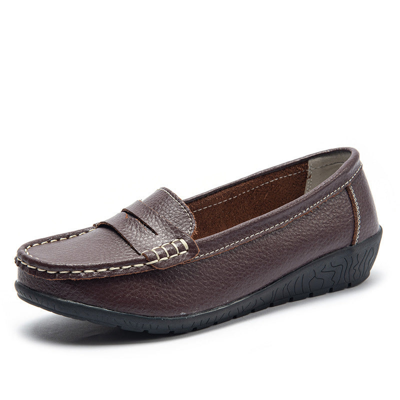 size 11 women penny loafers casual round toe slip on loafers