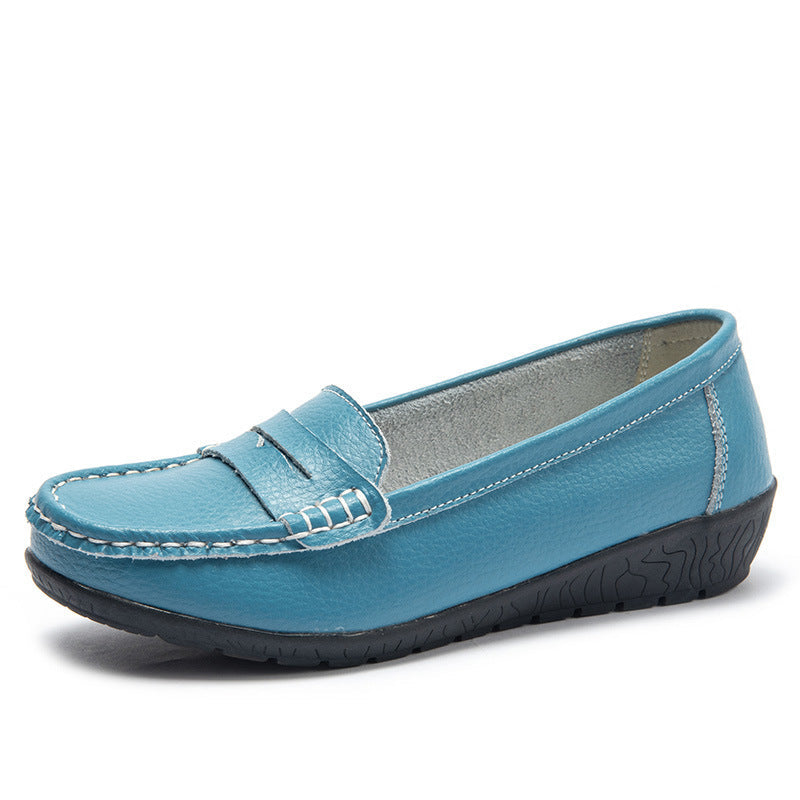 size 11 women penny loafers casual round toe slip on loafers