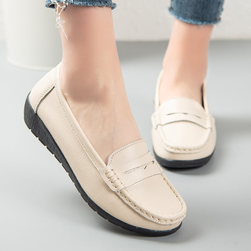 size 11 women penny loafers casual round toe slip on loafers