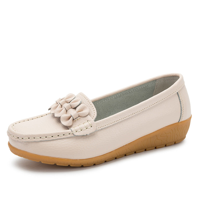 size 11 women slip on loafers bowknot flat comfortable loafers