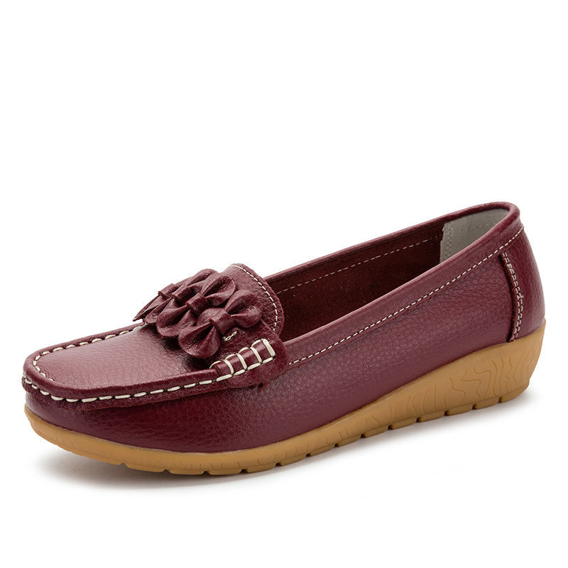 size 11 women slip on loafers bowknot flat comfortable loafers