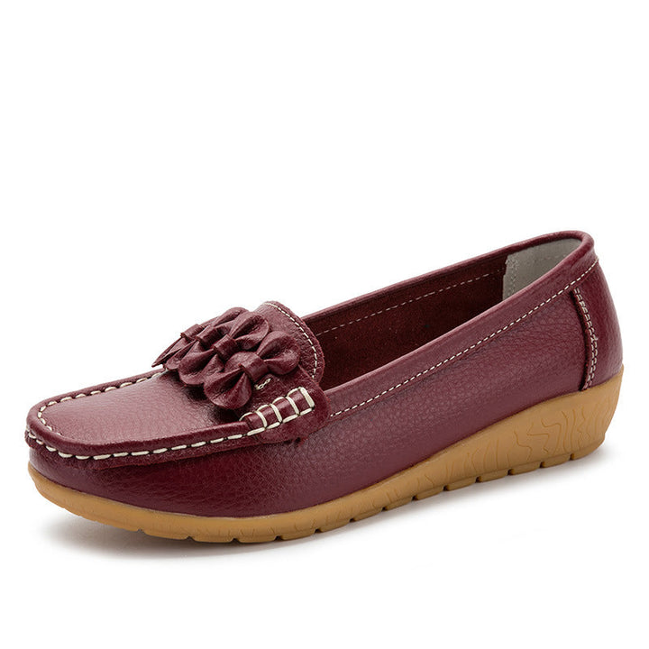 size 11 women slip on loafers bowknot flat comfortable loafers
