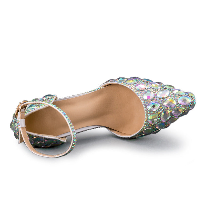 size 11 women wedding sandals closed toe rhinestone sandals