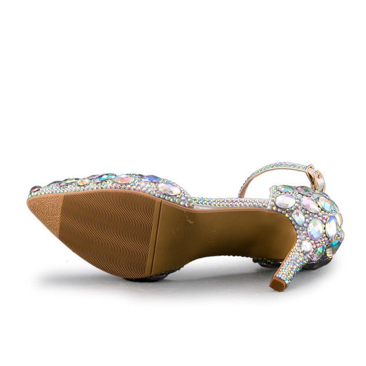 size 11 women wedding sandals closed toe rhinestone sandals