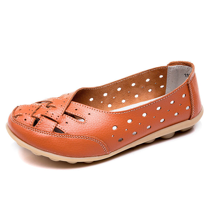 size 12 women comfortable loafers hollow casual summer loafers