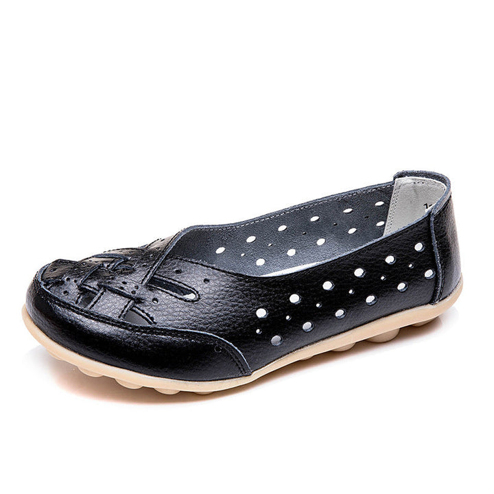 size 12 women comfortable loafers hollow casual summer loafers