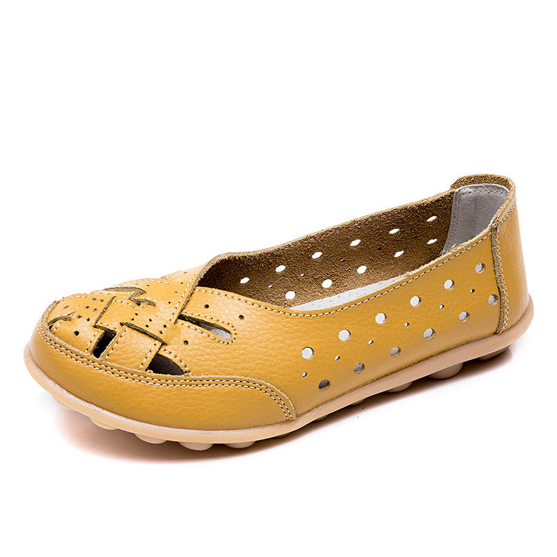 size 12 women comfortable loafers hollow casual summer loafers
