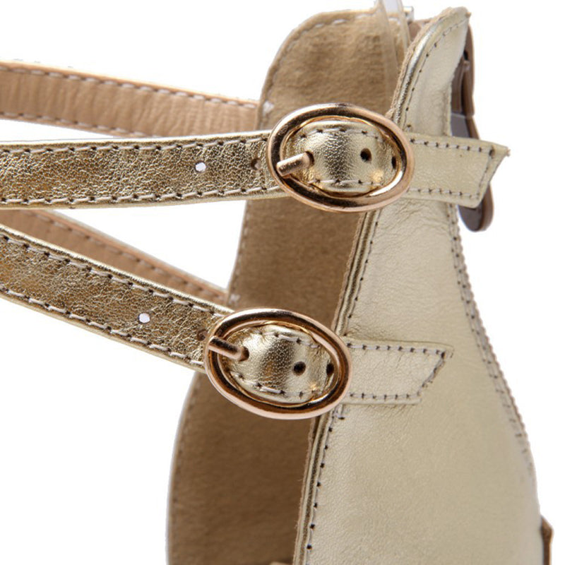 size 12 women flat sandals peep toe criss ankle strap sandals