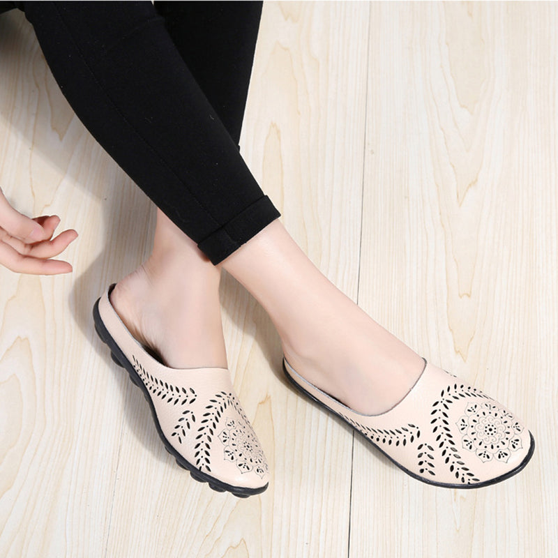 size 12 women slip on loafers hollow comfortable summer loafers