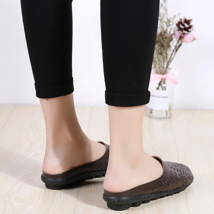 size 12 women slip on loafers hollow comfortable summer loafers