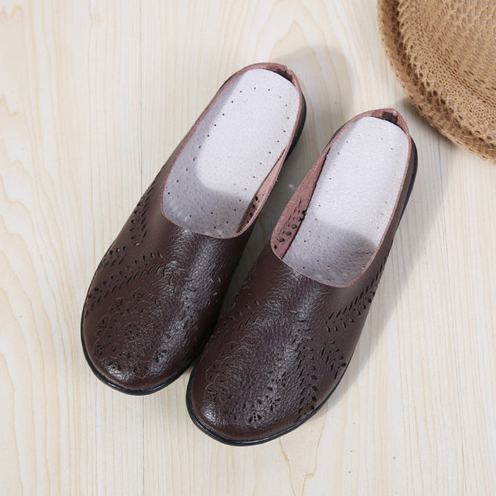 size 12 women slip on loafers hollow comfortable summer loafers