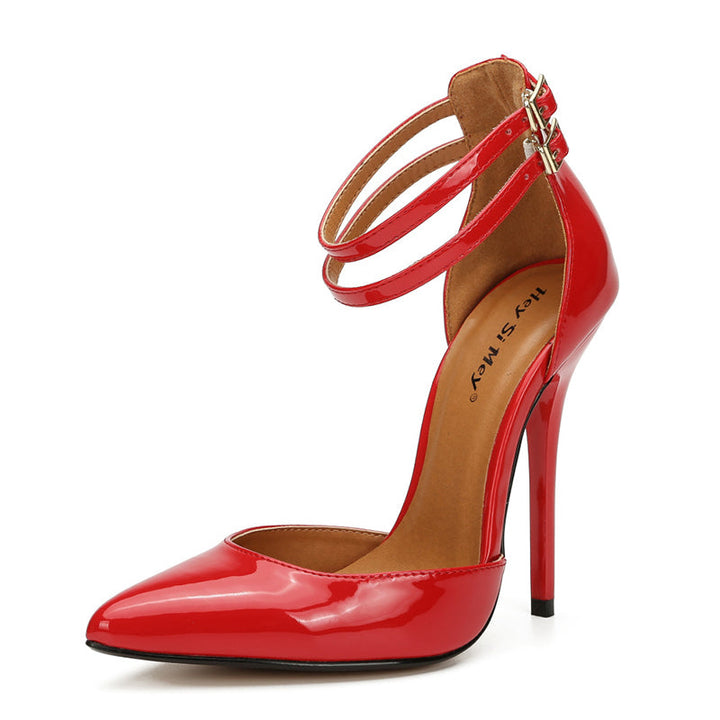 size 13.5 women stiletto heels ankle strap closed toe heel sandal