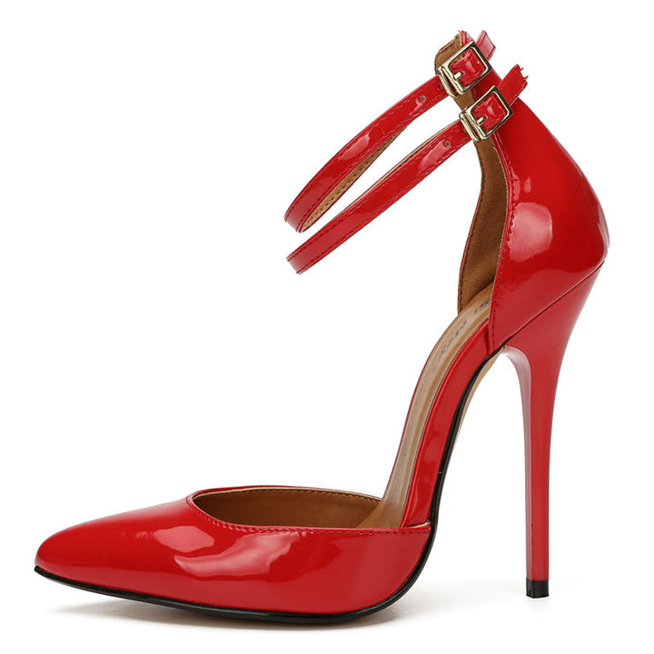 size 13.5 women stiletto heels ankle strap closed toe heel sandal