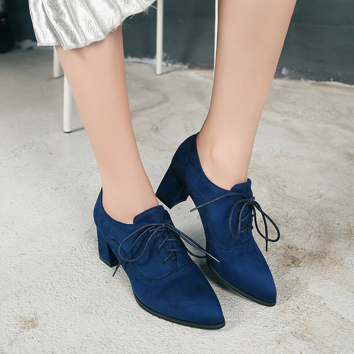 size 13.5 women heeled loafers pointed toe lining fur loafers