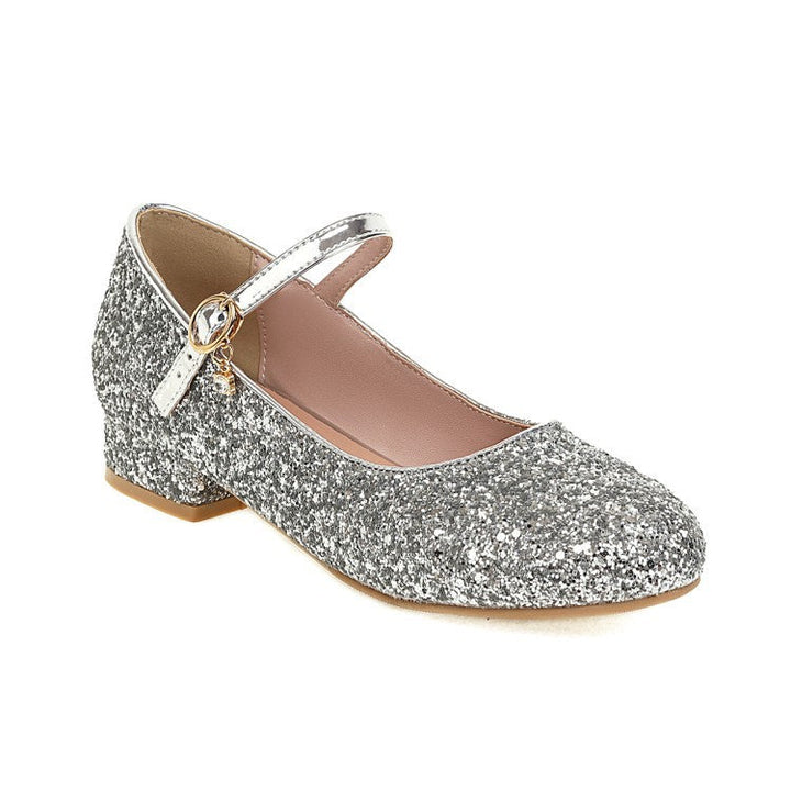size 13.5 women mary jane loafers sequin comfortable loafers