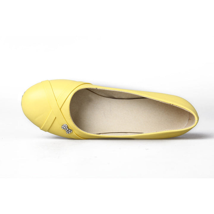 size 13 women flats metal crisscross round toe slip on cute flats