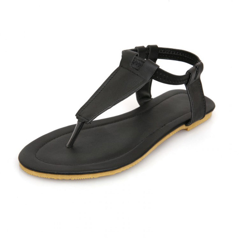 size 16 women flat sandals elastic slip on beach boho sandals
