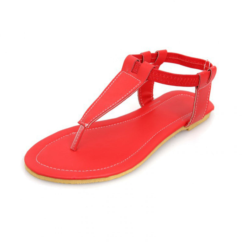 size 16 women flat sandals elastic slip on beach boho sandals