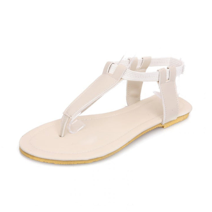 size 16 women flat sandals elastic slip on beach boho sandals